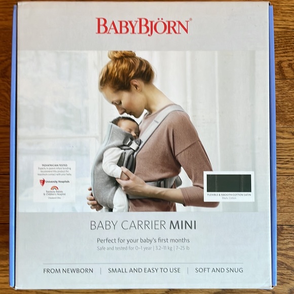 BabyBjorn Accessories Babybjorn Baby Carrier Mini In Black Poshmark